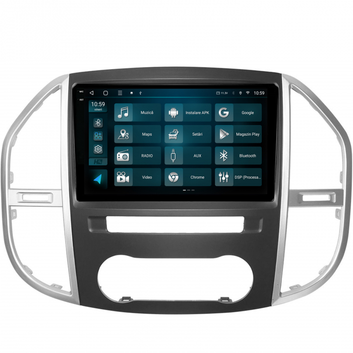 Navigatie Android 13 Mercedes Benz Vito 8GB | Hub64.ro [3]