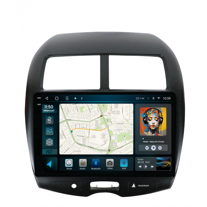Navigatie Mitsubishi ASX / Peugeot 4008 (2010-2015) Android 8+128GB | Hub64.ro [2]