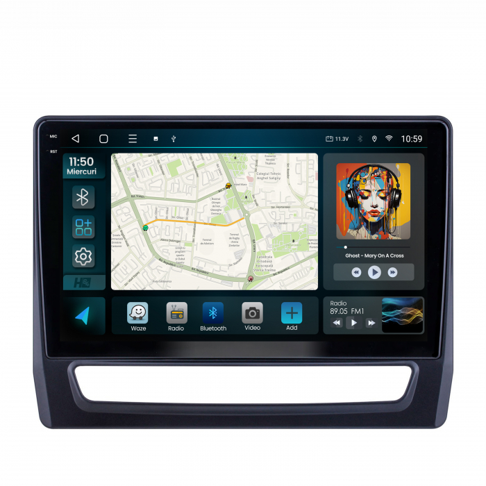 Navigatie 2K QLED Mitsubishi ASX Android 4+64GB | Hub64.ro [2]