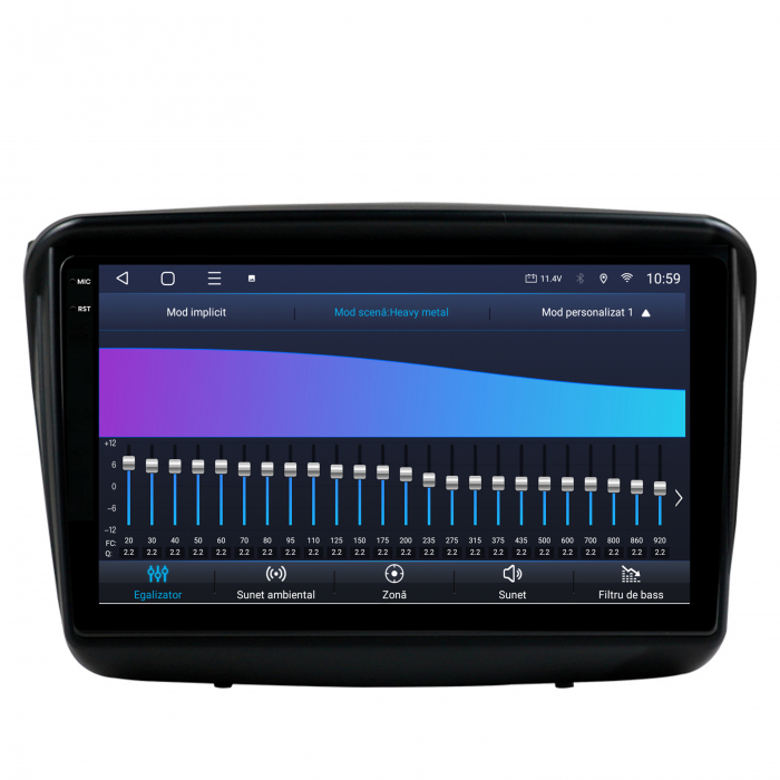 Navigatie 2K QLED Android Mitsubishi L200 / Pajero 4GB [10]