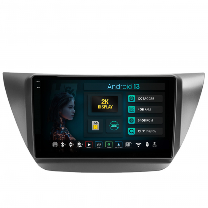 Navigatie 2K QLED Mitsubishi Lancer 2000-2010 4GB | Hub64.ro [1]
