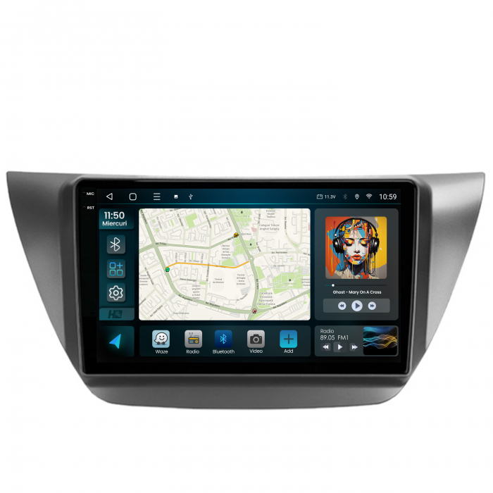 Navigatie 2K QLED Mitsubishi Lancer 2000-2010 4GB | Hub64.ro [2]