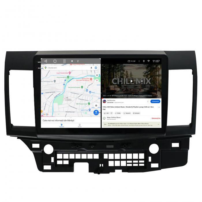 Navigatie 2K Android 13 Mitsubishi Lancer QLED | Hub64.ro [6]