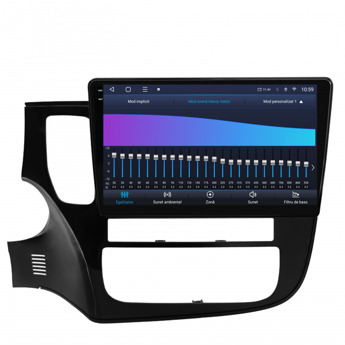 Navigatie 2K QLED Android Mitsubishi Outlander 3 4GB | HUB64 [9]