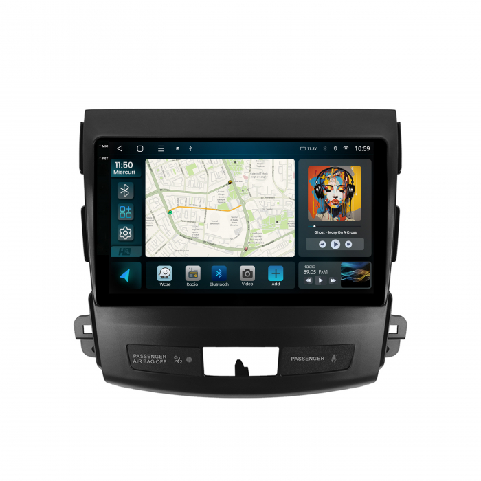 Navigatie Android10 Mitstubishi Peugeot 8+128GB | Hub64.ro [2]