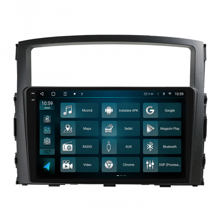Navigatie Android 13 Mitsubishi Pajero 8+128GB | Hub64.ro [3]