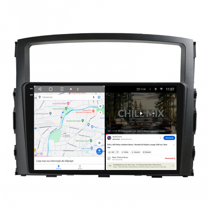 Navigatie Android 13 Mitsubishi Pajero 8+128GB | Hub64.ro [6]