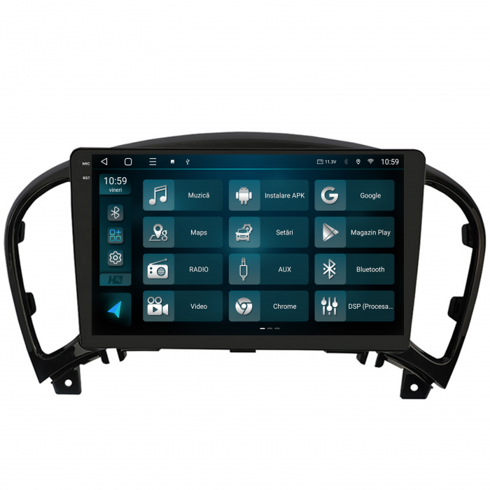 Navigatie 2K Android 13 Nissan Juke QLED | Hub64.ro [3]