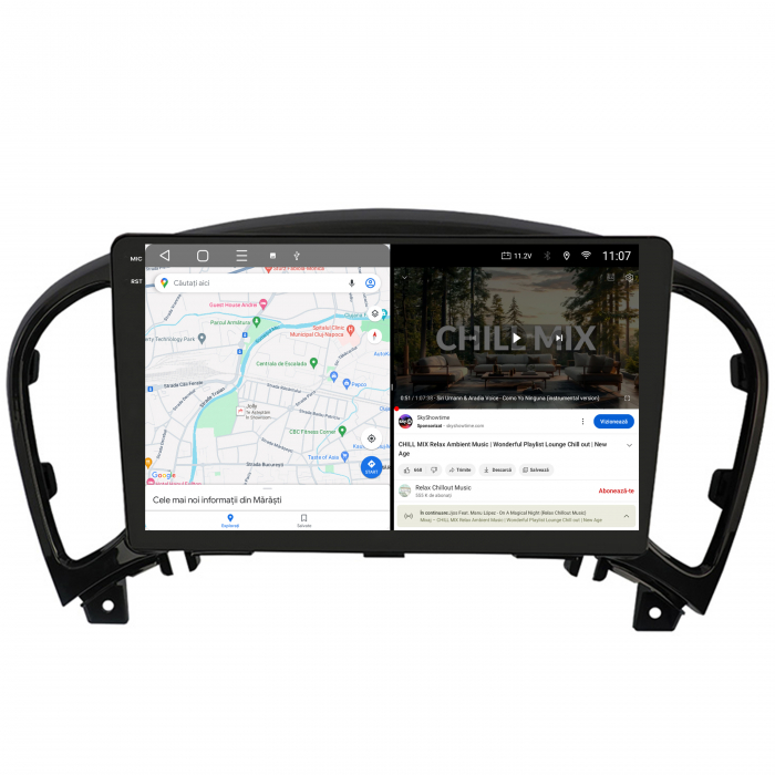 Navigatie 2K Android 13 Nissan Juke QLED | Hub64.ro [6]