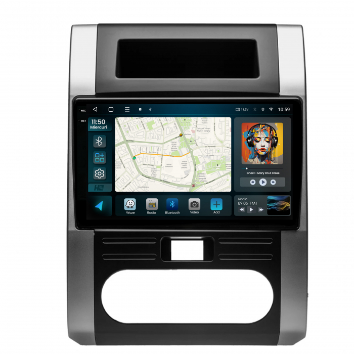 Navigatie 2K Android 13 Nissan X-Trail QLED | Hub64.ro [2]