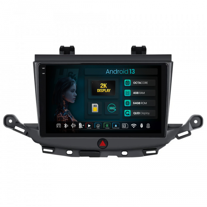 Navigatie 2K Android Opel Astra K 4GB QLED | Hub64.ro [1]