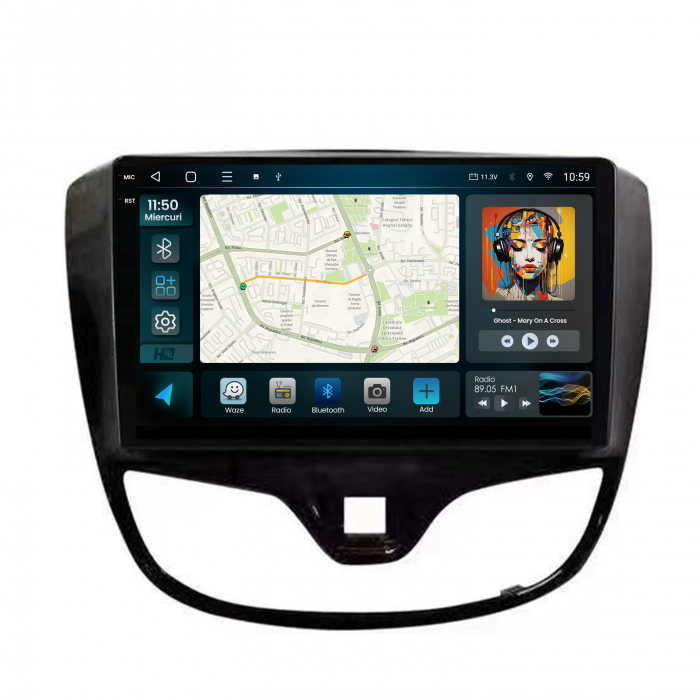 Navigatie 2K Android 13 Opel Karl Autodrop QLED | Hub64.ro [2]