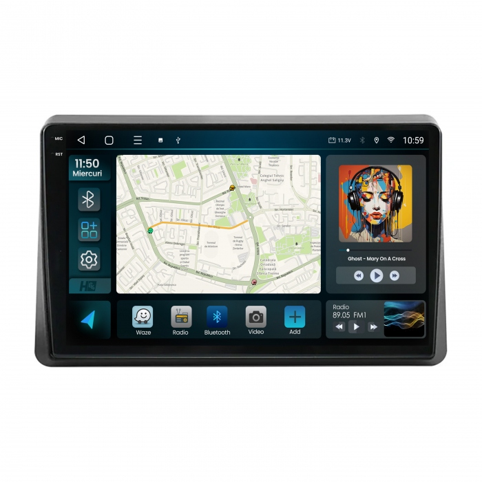 Navigatie Android 13 Renault Master 8+128GB | Hub64.ro [2]