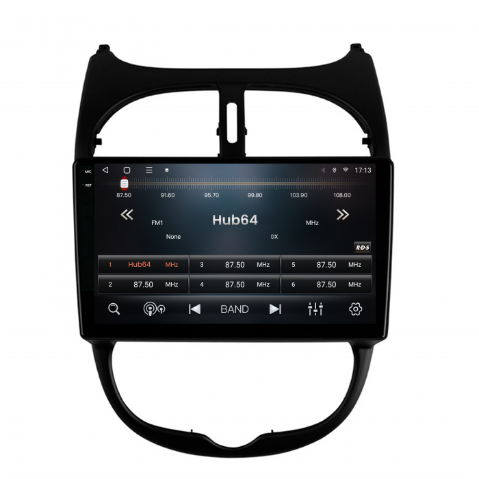 Navigatie Android 13 Peugeot 206 8+128GB | Hub64.ro [9]