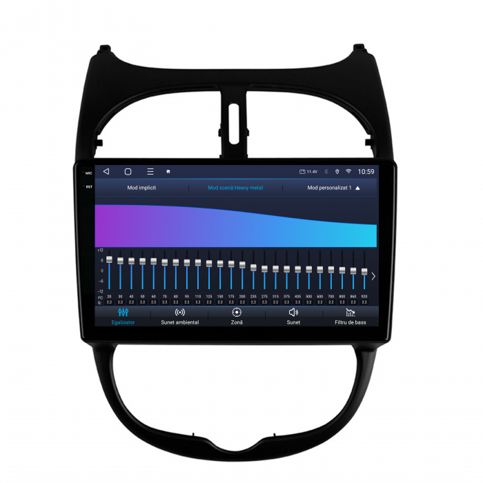 Navigatie Android 13 Peugeot 206 8+128GB | Hub64.ro [10]