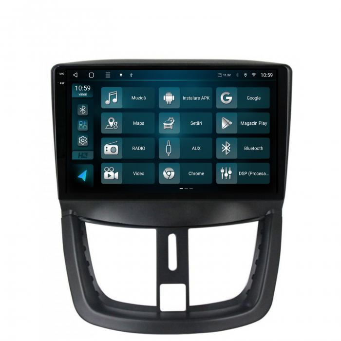 Navigatie 2K QLED Android 13 Peugeot 207 | Hub64.ro [3]