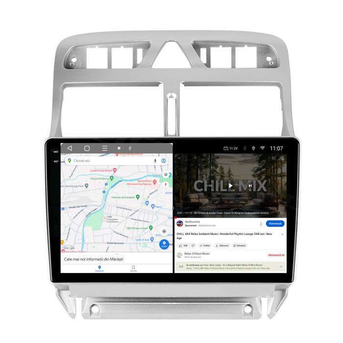 Navigatie 2K QLED Peugeot 307 Android 4GB | Hub64.ro [6]