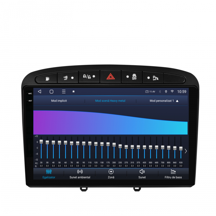 Navigatie 2K Android 13 Peugeot 308/408 QLED | Hub64.ro [9]