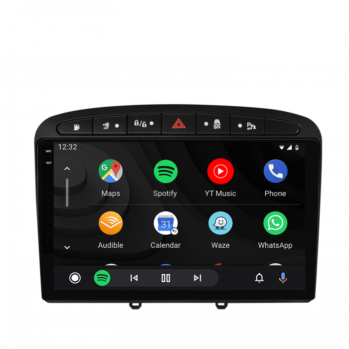 Navigatie 2K Android 13 Peugeot 308/408 QLED | Hub64.ro [5]