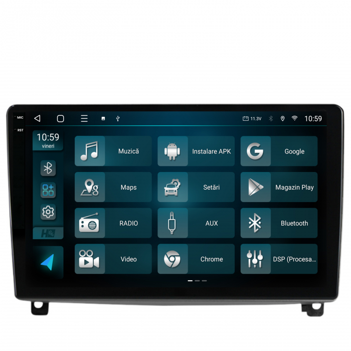 Navigatie Peugeot 407 Android 8+128GB Slot 4G | Hub64.ro [3]
