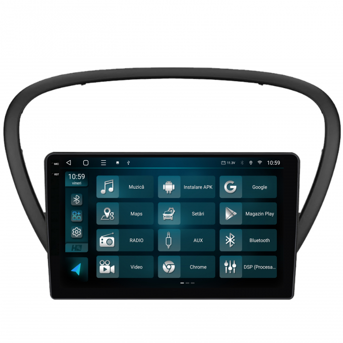 Navigatie Peugeot 607 Android 8+128GB Slot 4G | Hub64.ro [3]