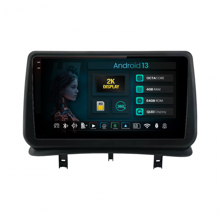 Navigatie 2K QLED Renault Clio 3 | Hub64.ro [1]