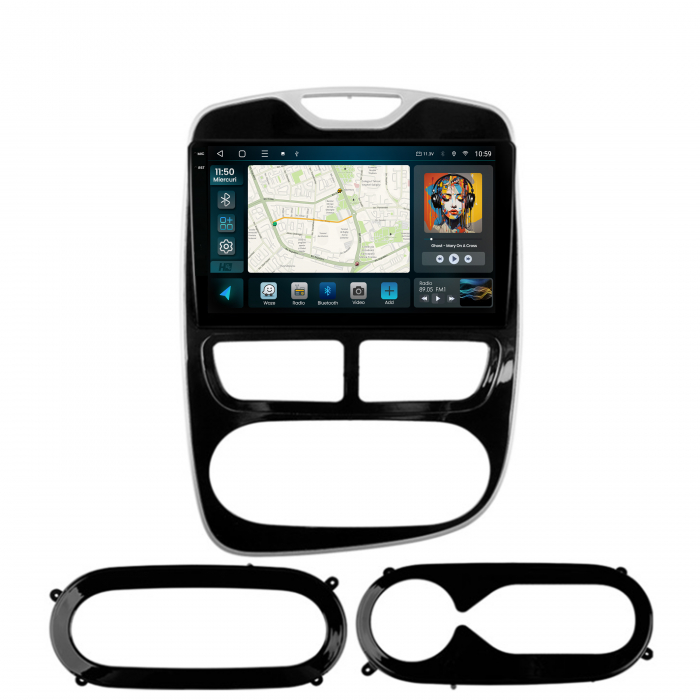 Navigatie 2K Android 13 Renault Clio IV QLED | Hub64.ro [2]