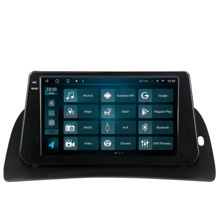 Navigatie 2K Android 13 Ssangyong Actyon-Kyron (2005-2011) QLED | Hub64.ro [3]