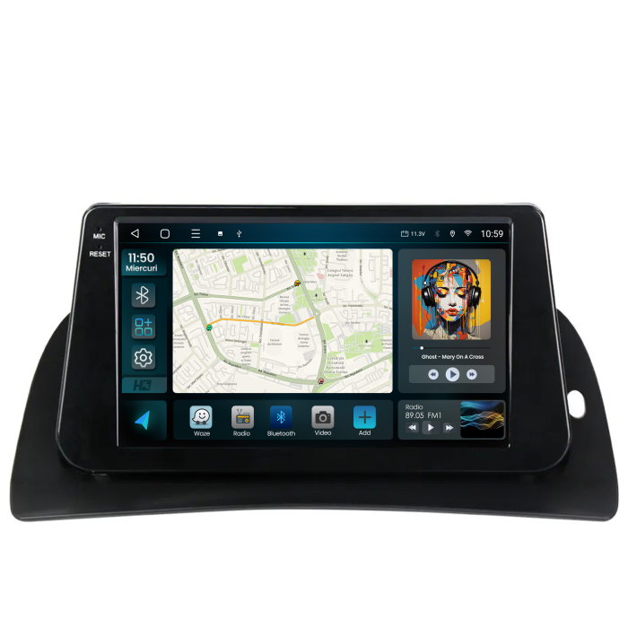 Navigatie 2K Android 13 Ssangyong Actyon-Kyron (2005-2011) QLED | Hub64.ro [2]