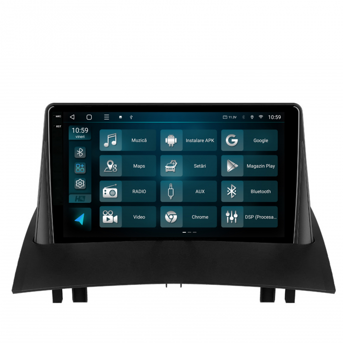 Navigatie Android 13 Renault Megane 2 8GB 9" | Hub64.ro [3]