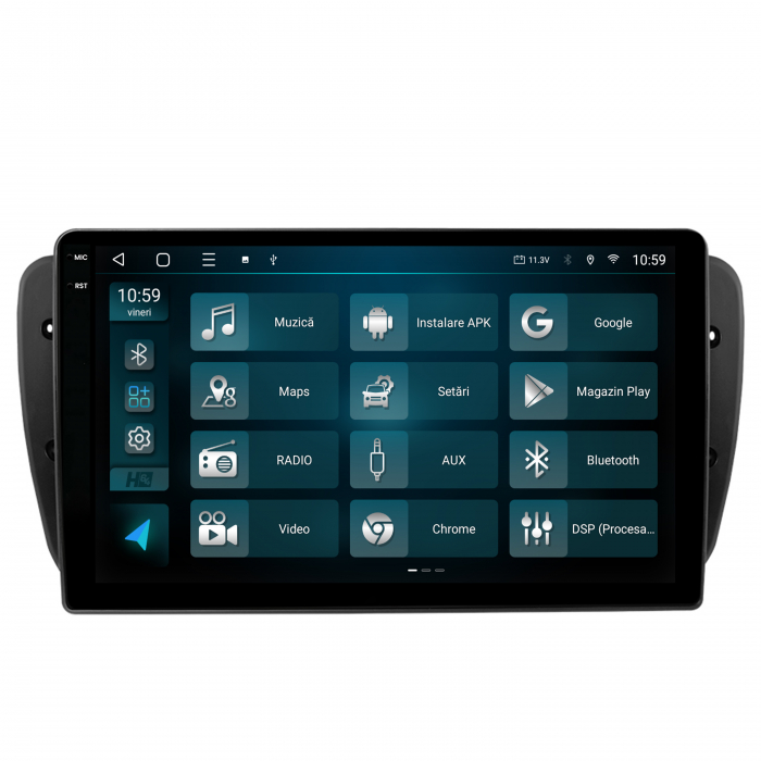 Navigatie 2K Android 13 Seat Ibiza 4GB QLED | Hub64.ro [3]