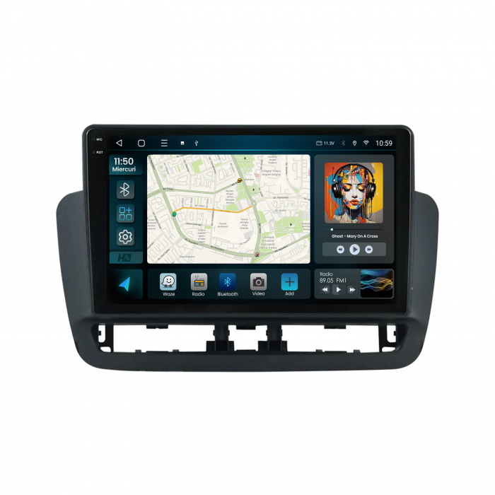 Navigatie 2K QLED Android Seat Ibiza IV (2014-2017) 4GB | Hub64.ro [2]