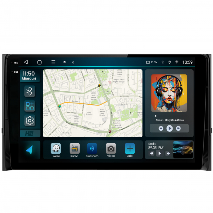 Navigatie 2K Android 13 Skoda Kodiaq QLED | Hub64.ro [2]