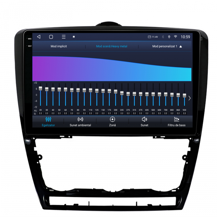 Navigatie 2K QLED Android 13 Skoda Octavia 2 | Hub64.ro [9]