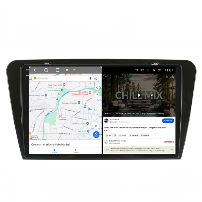 Navigatie 2K Android 13 Skoda Octavia 3 QLED | Hub64.ro [6]