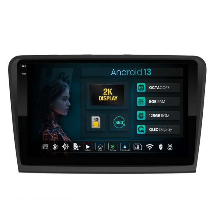 Android 13 Skoda Octavia 3 8+128GB | Hub64.ro [1]