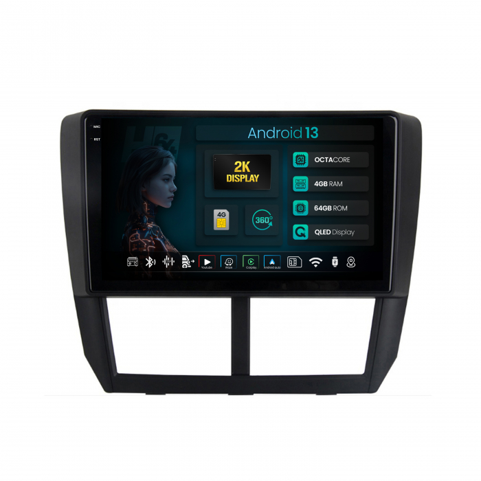 QLED Android Subaru Forester 4+64GB | Hub64.ro [1]
