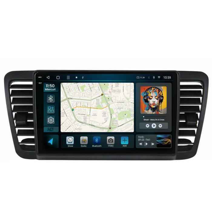 Navigatie 2K QLED Subaru Legacy 4+64GB | Hub64.ro [2]