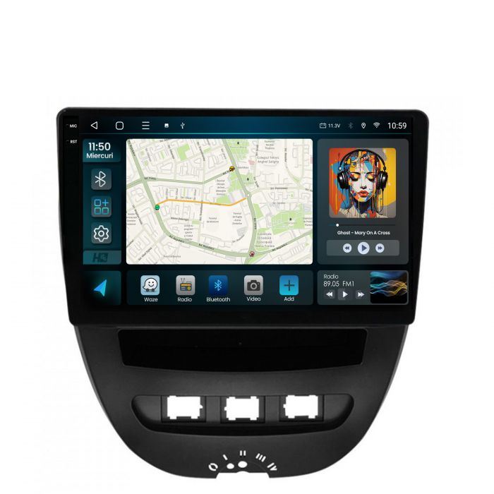 Navigatie 2K Android 13 Toyota RAV4 QLED | Hub64.ro [2]