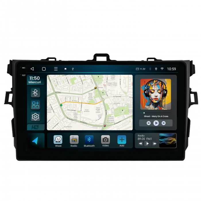 Navigatie Android 13 Toyota Corolla 8+128GB | Hub64.ro [2]