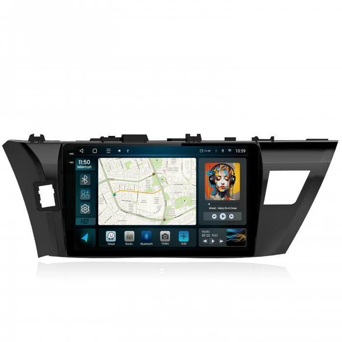 Navigatie 2K QLED Toyota Corolla 2012-2016 4GB | Hub64.ro [2]