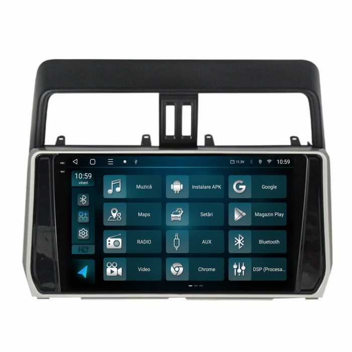 Navigatie 2K Android 13 Land Cruiser 2018+ QLED | Hub64.ro [3]