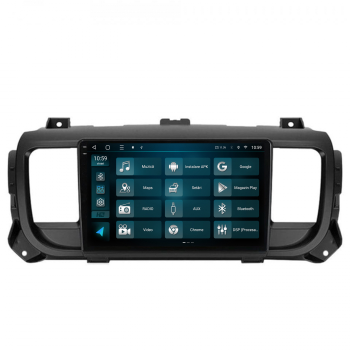 Navigatie 2K Android 13 Toyota Proace 2016+ QLED | Hub64.ro [3]