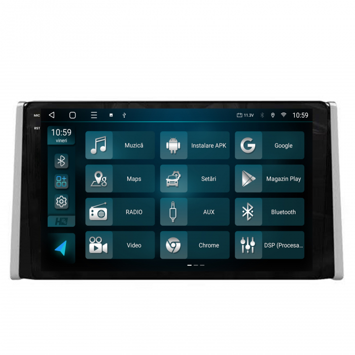 Carplay Android 13 Toyota RAV4 2018+ QLED | Hub64.ro [3]