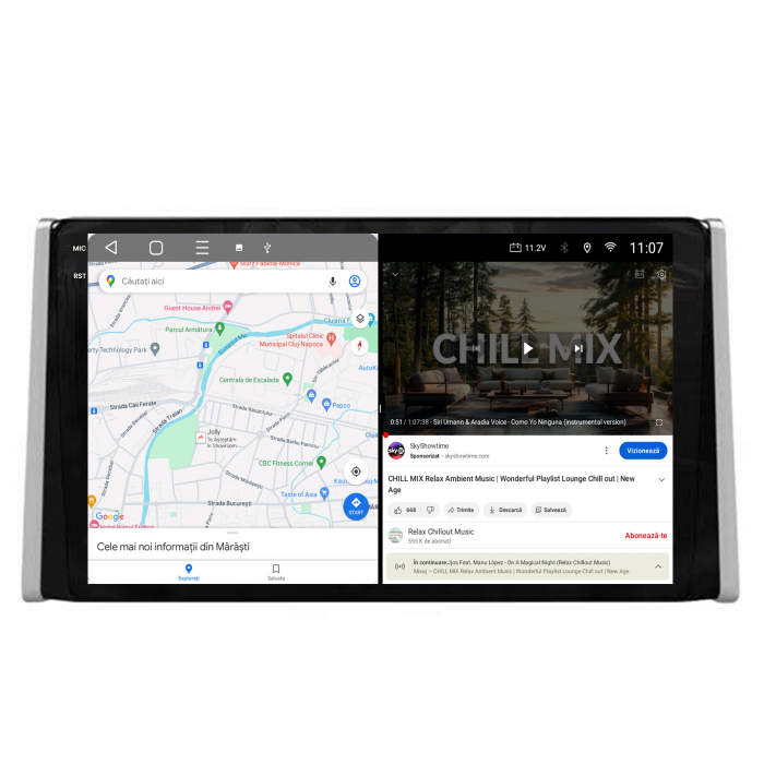 Carplay Android 13 Toyota RAV4 2018+ QLED | Hub64.ro [6]
