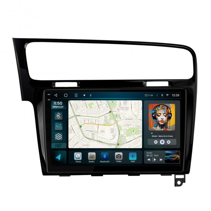 Navigatie Android 13 Volkswagen Golf 7 8GB | Hub64.ro [2]