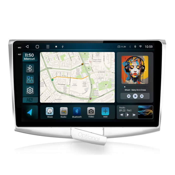 Navigatie 2K Android 13 QLED VW Passat | Hub64.ro [2]