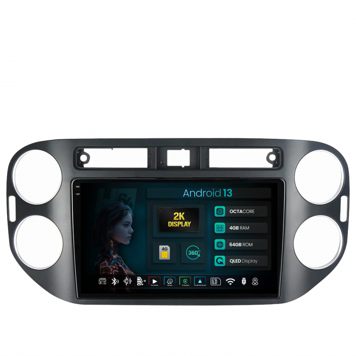 Navigatie 2K QLED VW Tiguan (2010-2016) 4GB | Hub64.ro [1]