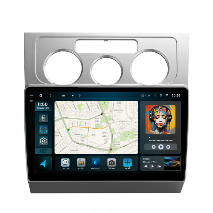 Android 13 Volkswagen Touran QLED | Hub64.ro [2]