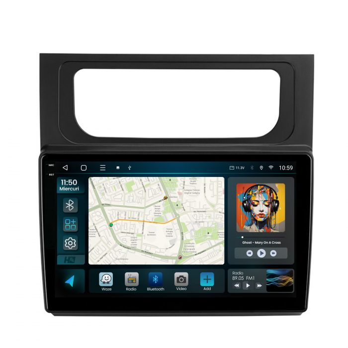 Navigatie 2K QLED Volkswagen Touran 11-16 4GB | Hub64.ro [2]